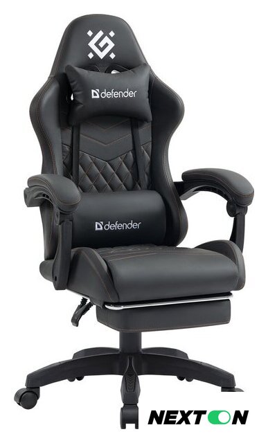 Игровое (геймерское) кресло Defender Bora (темно-серый) - Изображение №1 — Интернет-магазин Nexton