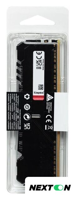 Оперативная память Kingston FURY Beast RGB 32ГБ DDR4 3200 МГц KF432C16BB2A/32 - Изображение №5 — Интернет-магазин Nexton