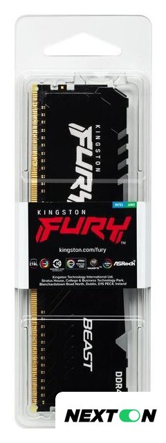 Оперативная память Kingston FURY Beast RGB 32ГБ DDR4 3200 МГц KF432C16BB2A/32 - Изображение №4 — Интернет-магазин Nexton