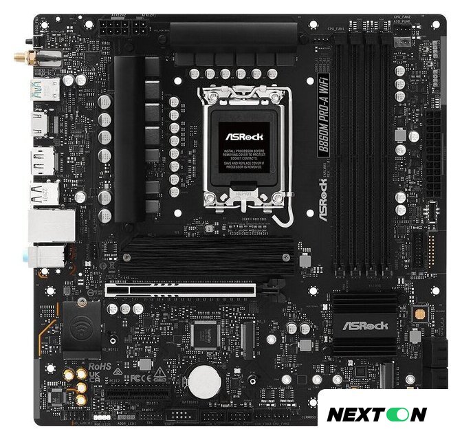 Материнская плата ASRock B860M Pro-A WiFi - Изображение №1 — Интернет-магазин Nexton