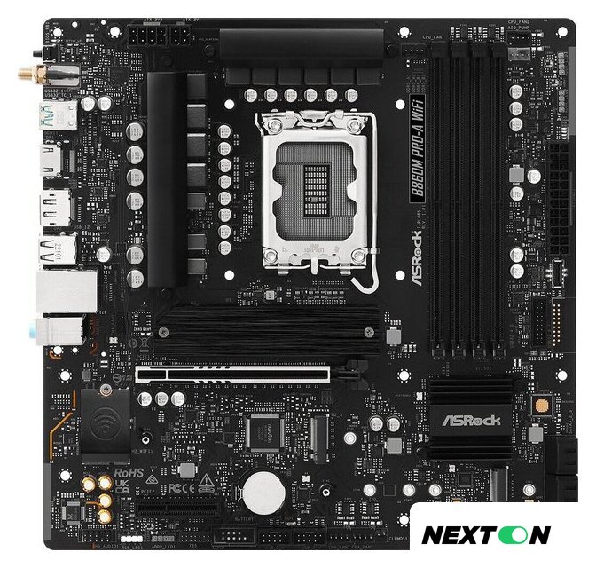 Материнская плата ASRock B860M Pro-A WiFi - Изображение №2 — Интернет-магазин Nexton