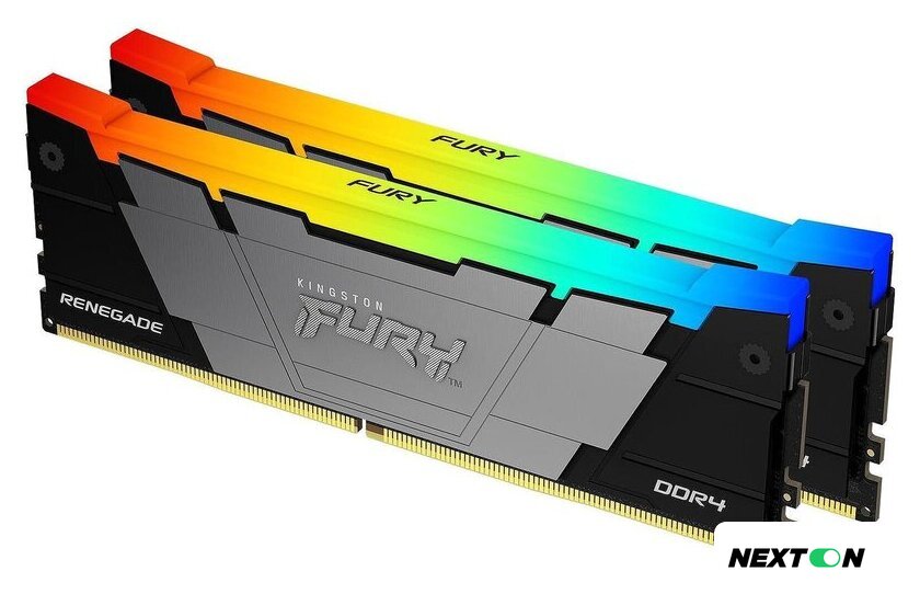 Оперативная память Kingston FURY Renegade RGB 32ГБ DDR4 3200МГц KF432C16RB2A/32 - Изображение №4 — Интернет-магазин Nexton