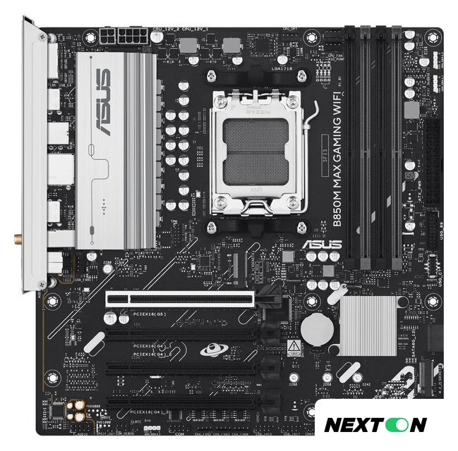 Материнская плата ASUS B850M Max Gaming WiFi - Изображение №1 — Интернет-магазин Nexton