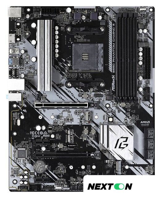 Материнская плата ASRock B550 Phantom Gaming 4 - Изображение №1 — Интернет-магазин Nexton