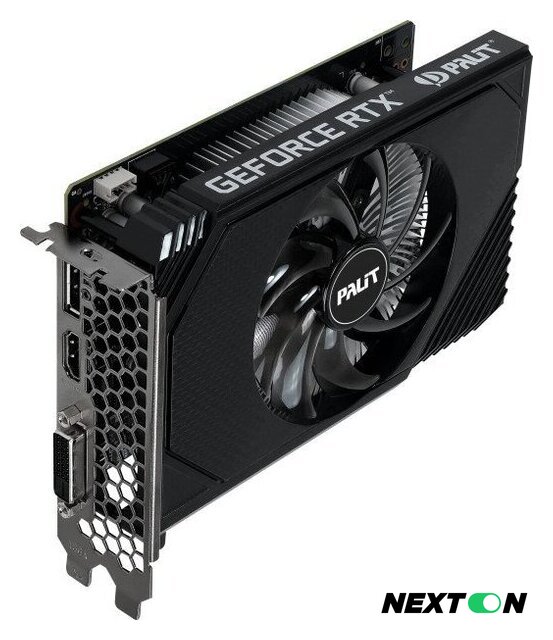 Видеокарта Palit GeForce RTX 3050 StormX OC 6GB NE63050S18JE-1072F - Изображение №1 — Интернет-магазин Nexton