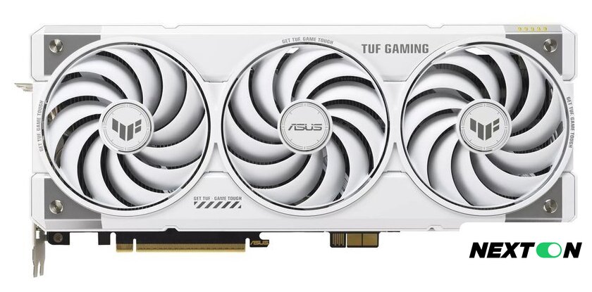 Видеокарта ASUS TUF Gaming GeForce RTX 5070 Ti 16GB GDDR7 BTF White OC Edition TUF-RTX5070TI-O16G-BTF-WHITE - Изображение №2 — Интернет-магазин Nexton