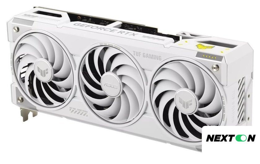 Видеокарта ASUS TUF Gaming GeForce RTX 5070 Ti 16GB GDDR7 BTF White OC Edition TUF-RTX5070TI-O16G-BTF-WHITE - Изображение №3 — Интернет-магазин Nexton