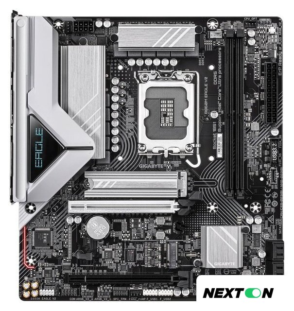 Материнская плата Gigabyte B860M Eagle V2 - Изображение №1 — Интернет-магазин Nexton