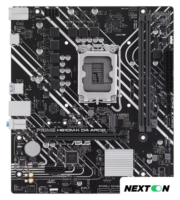 Материнская плата ASUS Prime H610M-K D4 ARGB - Изображение №1 — Интернет-магазин Nexton
