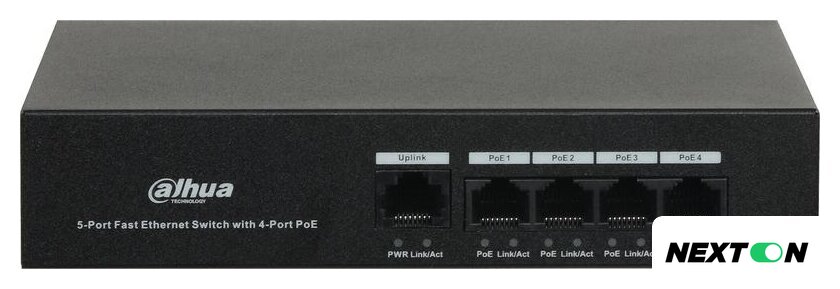 Неуправляемый коммутатор Dahua DH-PFS3005-4ET-36 - Изображение №1 — Интернет-магазин Nexton