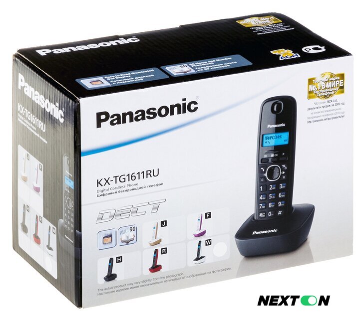 Радиотелефон Panasonic KX-TG1611RUW - Изображение №8 — Интернет-магазин Nexton