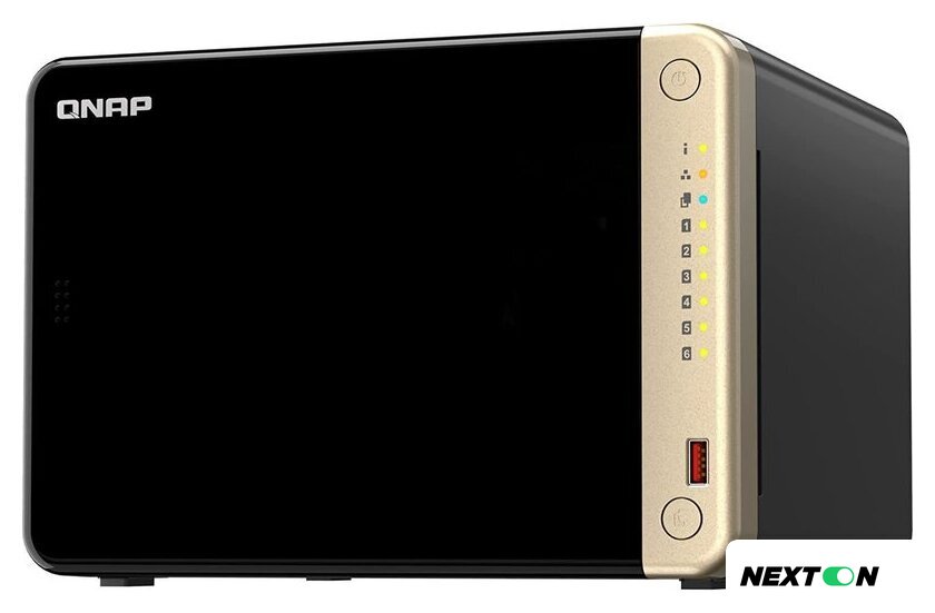 Сетевой накопитель QNAP TS-664-8G - Изображение №1 — Интернет-магазин Nexton