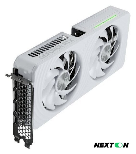 Видеокарта Palit GeForce RTX 5060 Ti White OC 16GB NE7506TU19T1-GB2061M - Изображение №1 — Интернет-магазин Nexton