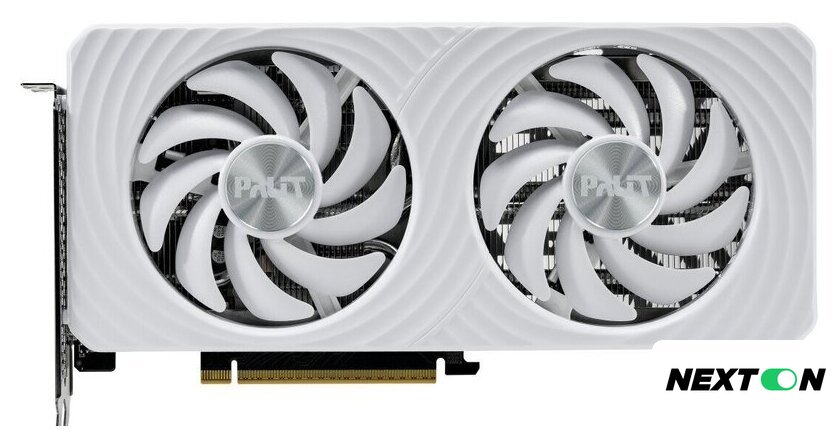 Видеокарта Palit GeForce RTX 5060 Ti White OC 16GB NE7506TU19T1-GB2061M - Изображение №2 — Интернет-магазин Nexton