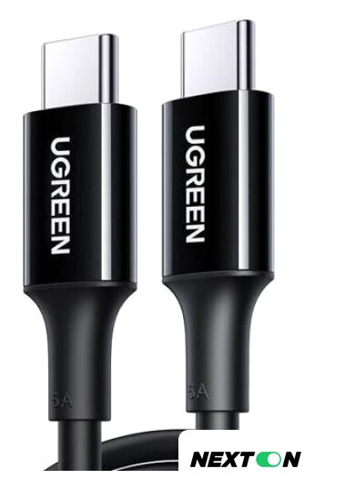 Кабель Ugreen US300 80371 USB Type-C - USB Type-C (1 м, черный) - Изображение №1 — Интернет-магазин Nexton