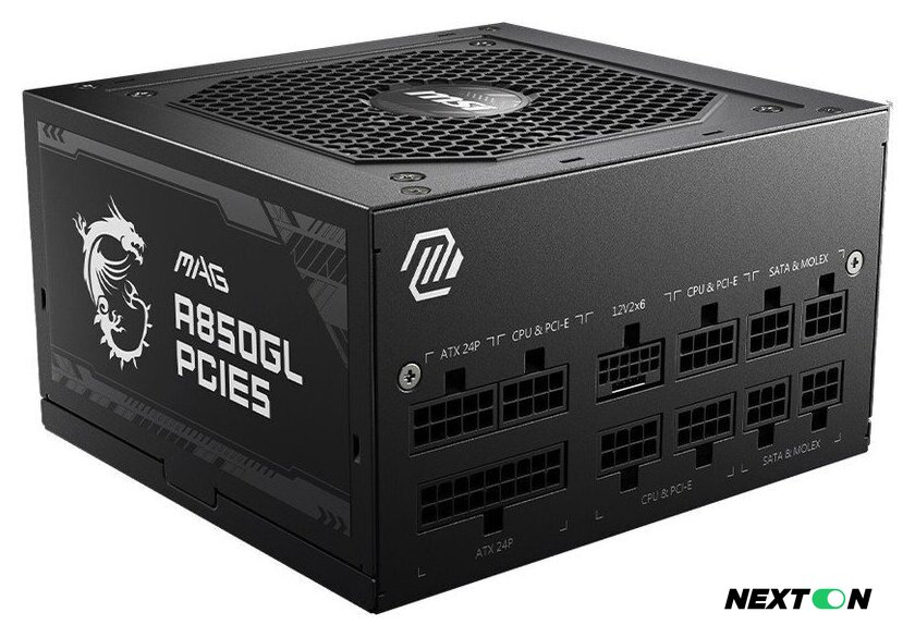 Блок питания MSI MAG A850GL PCIE5 - Изображение №1 — Интернет-магазин Nexton