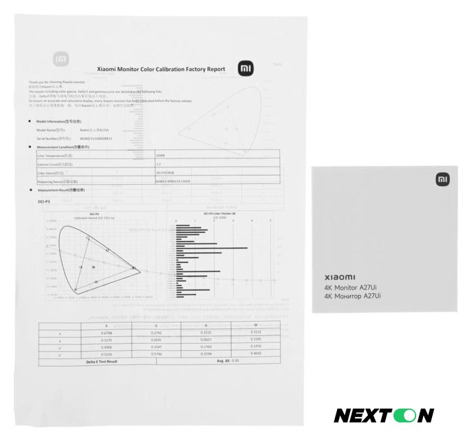 Монитор Xiaomi 4K Monitor A27Ui P27UCB-RAGL (международная версия) - Изображение №13 — Интернет-магазин Nexton