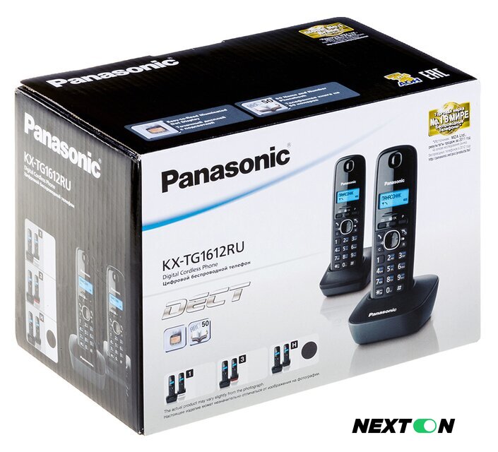 Радиотелефон Panasonic KX-TG1612RUH - Изображение №11 — Интернет-магазин Nexton