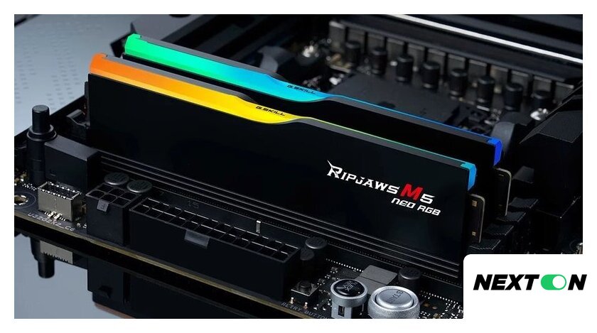 Оперативная память G.Skill Ripjaws M5 Neo RGB 2x32ГБ DDR5 6000 МГц F5-6000J3040G32GX2-RM5NRK - Изображение №4 — Интернет-магазин Nexton
