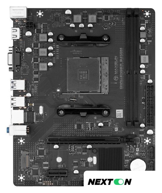 Материнская плата Maxsun Challenger B450M - Изображение №1 — Интернет-магазин Nexton