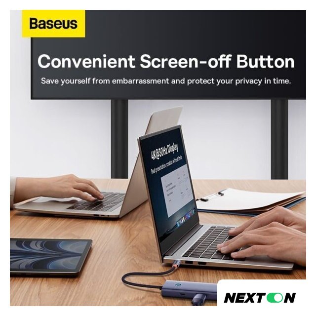 Док-станция Baseus UltraJoy Series 6-Port Hub Docking Station B00052802811-00 - Изображение №8 — Интернет-магазин Nexton