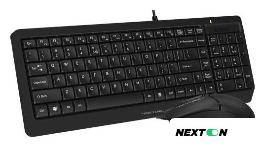 Офисный набор A4Tech Fstyler F1512 (черный) - Изображение №3 — Интернет-магазин Nexton