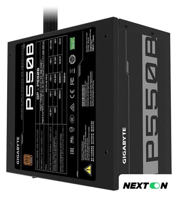 Блок питания Gigabyte P550B - Изображение №4 — Интернет-магазин Nexton