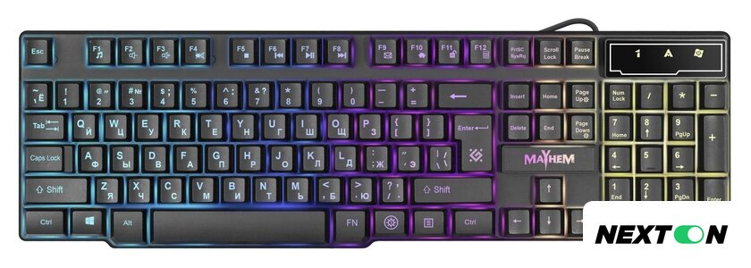 Клавиатура Defender Mayhem GK-360DL RU - Изображение №1 — Интернет-магазин Nexton