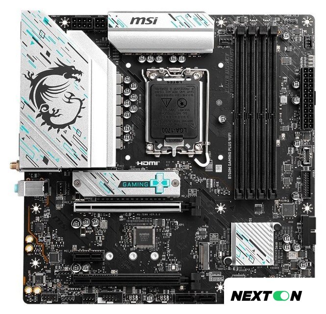 Материнская плата MSI B760M Gaming Plus WiFi - Изображение №1 — Интернет-магазин Nexton