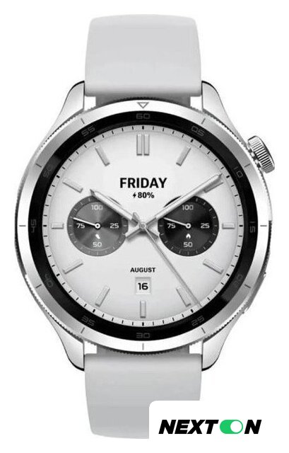 Умные часы Xiaomi Watch S4 (серебристый, международная версия) - Изображение №2 — Интернет-магазин Nexton