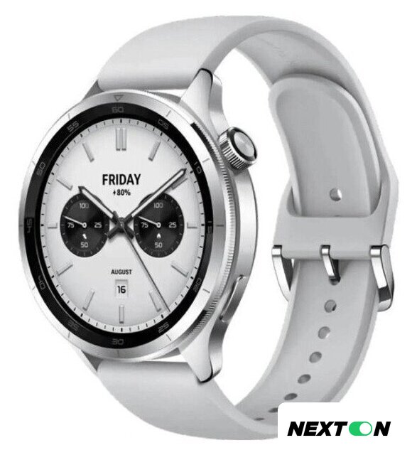 Умные часы Xiaomi Watch S4 (серебристый, международная версия) - Изображение №1 — Интернет-магазин Nexton