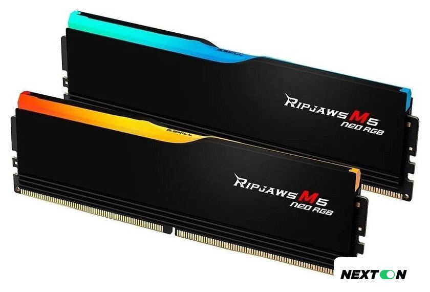 Оперативная память G.Skill Ripjaws M5 Neo RGB 2x48ГБ DDR5 6000 МГц F5-6000J3036F48GX2-RM5NRK - Изображение №2 — Интернет-магазин Nexton