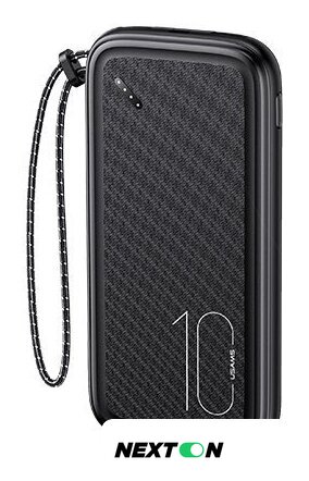 Внешний аккумулятор Usams US-CD150 PB56 10000mAh (черный) - Изображение №1 — Интернет-магазин Nexton