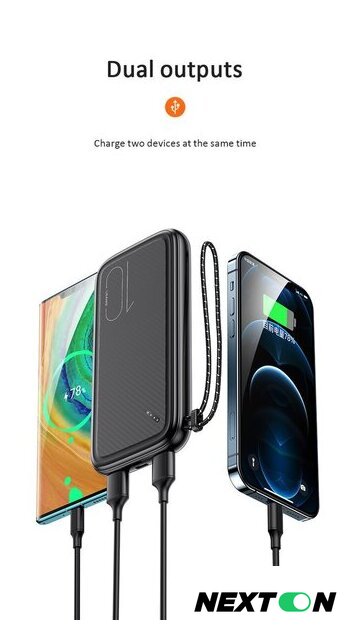 Внешний аккумулятор Usams US-CD150 PB56 10000mAh (черный) - Изображение №12 — Интернет-магазин Nexton