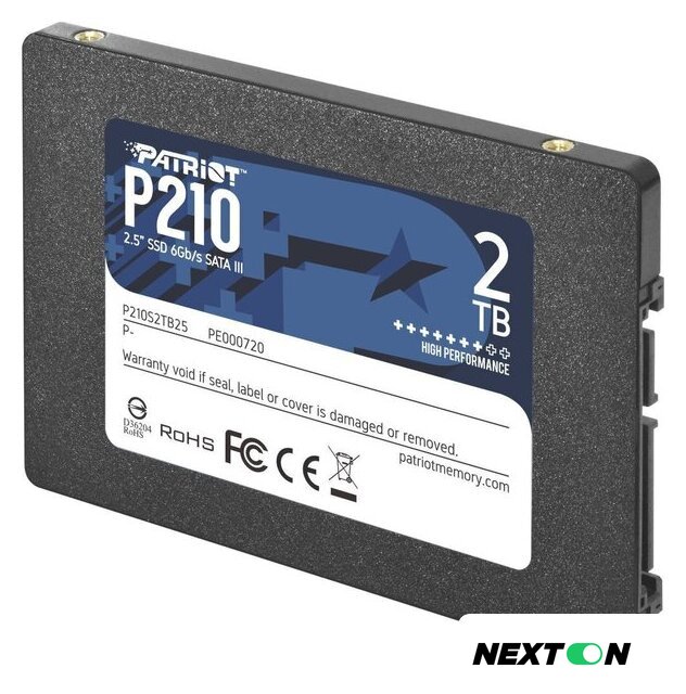 SSD Patriot P210 2TB P210S2TB25 - Изображение №3 — Интернет-магазин Nexton
