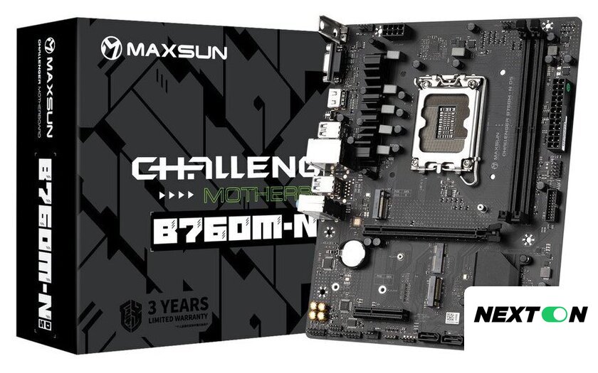 Материнская плата Maxsun Challenger B760M-N D5 V2 - Изображение №5 — Интернет-магазин Nexton