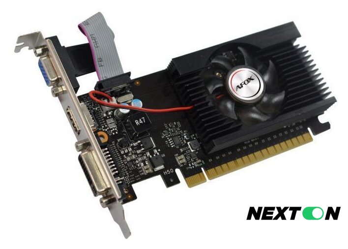 Видеокарта AFOX GeForce GT710 1GB DDR3 AF710-1024D3L5 - Изображение №1 — Интернет-магазин Nexton