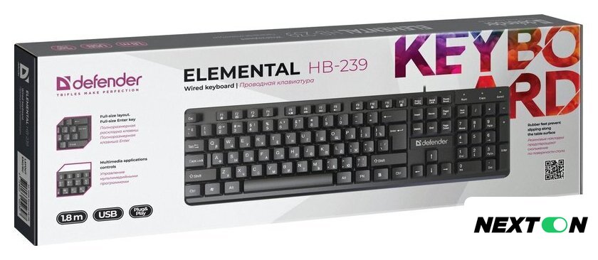Клавиатура Defender Elemental HB-239 - Изображение №2 — Интернет-магазин Nexton
