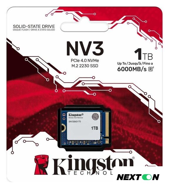 SSD Kingston NV3 1TB SNV3SM3/1T0 - Изображение №3 — Интернет-магазин Nexton