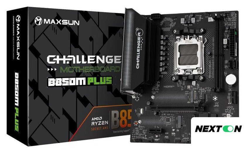 Материнская плата Maxsun Challenger B850M Plus WiFi - Изображение №4 — Интернет-магазин Nexton