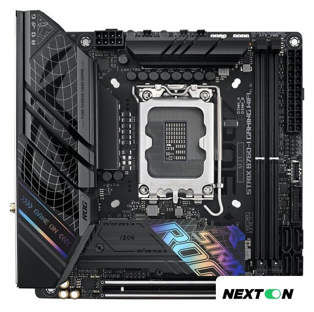Материнская плата ASUS ROG Strix B760-I Gaming WiFi - Изображение №1 — Интернет-магазин Nexton