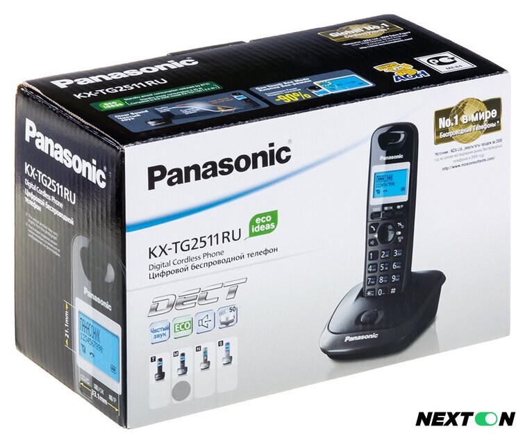 Радиотелефон Panasonic KX-TG2511RUM - Изображение №8 — Интернет-магазин Nexton
