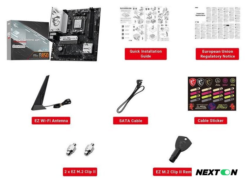 Материнская плата MSI B850M Gaming WiFi - Изображение №6 — Интернет-магазин Nexton