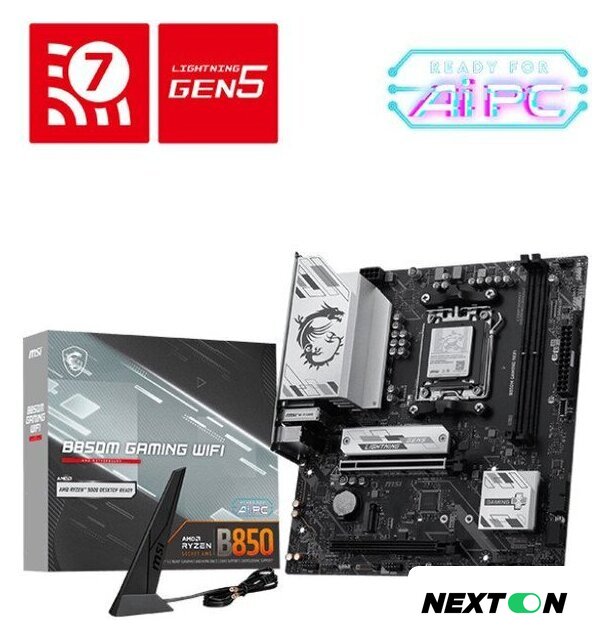 Материнская плата MSI B850M Gaming WiFi - Изображение №5 — Интернет-магазин Nexton