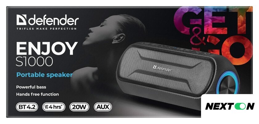 Беспроводная колонка Defender Enjoy S1000 (черный) - Изображение №6 — Интернет-магазин Nexton