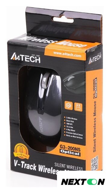 Мышь A4Tech G3-200NS (черный) - Изображение №6 — Интернет-магазин Nexton
