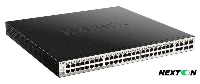 Управляемый коммутатор 2-го уровня D-Link DGS-1210-52MP/FL1A - Изображение №2 — Интернет-магазин Nexton
