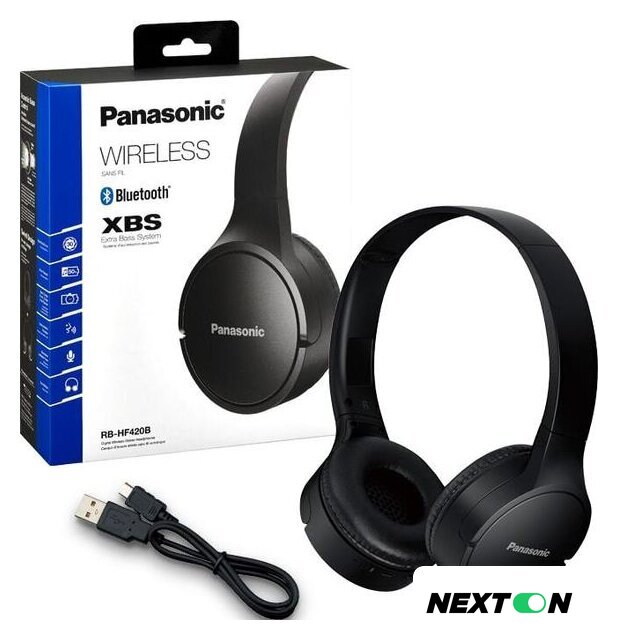 Наушники Panasonic RB-HF420BGE-K - Изображение №4 — Интернет-магазин Nexton