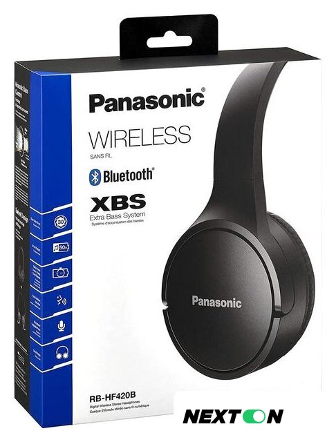 Наушники Panasonic RB-HF420BGE-K - Изображение №5 — Интернет-магазин Nexton