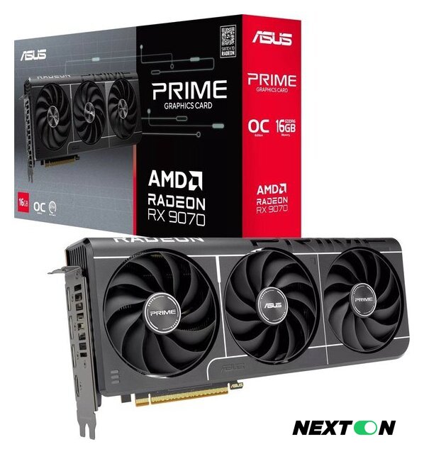 Видеокарта ASUS Prime Radeon RX 9070 Evo OC Edition 16GB GDDR6 PRIME-RX9070-O16G-EVO - Изображение №12 — Интернет-магазин Nexton
